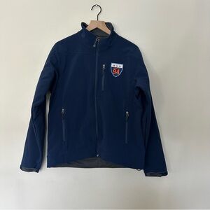 THE NORTH FACE Apex Barrier Windwall Jacket Navy with Patch